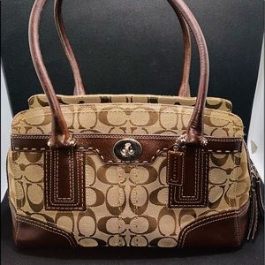 Coach signature purse